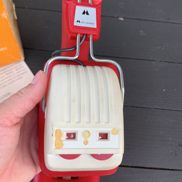 Vintage Midland Music Muffs 2-Speaker Radio Headphones with Box - Picture 4 of 8